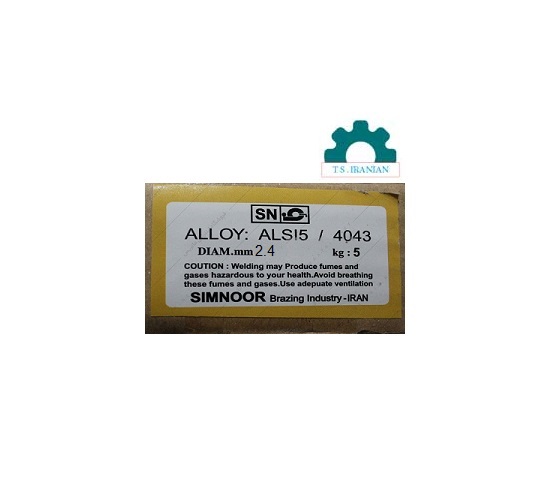 فیلر آلومینیوم 4043 برند سیم نور قطر 2.4